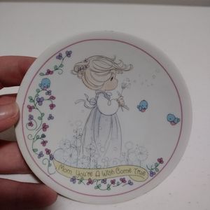 3 for $35 Precious Moments "mom, you're a wish come true" mini plate